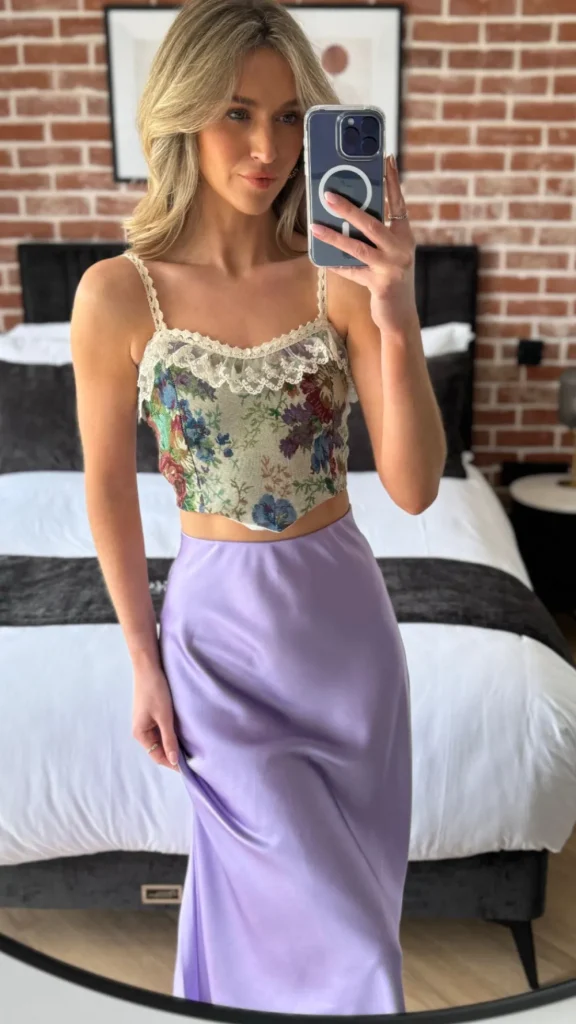 COPPEROSE Skirts & Shorts^Yaella Lilac Midi Skirt