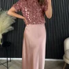COPPEROSE Skirts & Shorts^Yaella Pink Midi Skirt