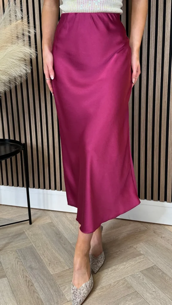 COPPEROSE Skirts & Shorts^Yaella Purple Midi Skirt